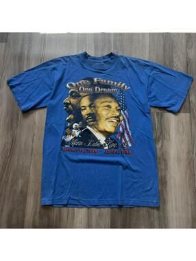 Vintage Martin Luther King graphic t shirt size L rap tee